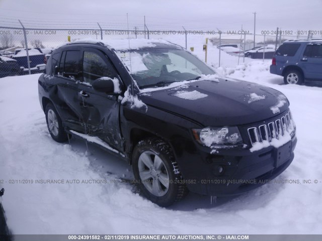 1C4NJDBB2GD686697 - 2016 JEEP COMPASS SPORT BLACK photo 1