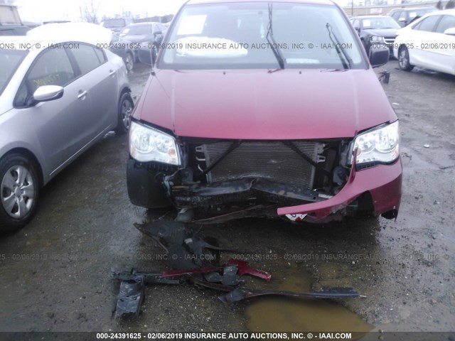 2D4RN4DG8BR743816 - 2011 DODGE GRAND CARAVAN EXPRESS RED photo 6