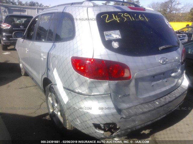 5NMSH73E67H037923 - 2007 HYUNDAI SANTA FE SE/LIMITED SILVER photo 3