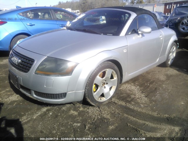 TRUUT28N721013271 - 2002 AUDI TT QUATTRO SILVER photo 2