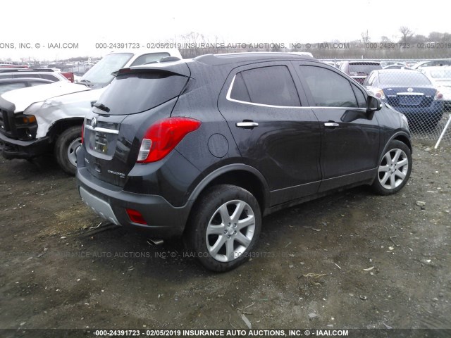 KL4CJGSB4FB266646 - 2015 BUICK ENCORE BLACK photo 4