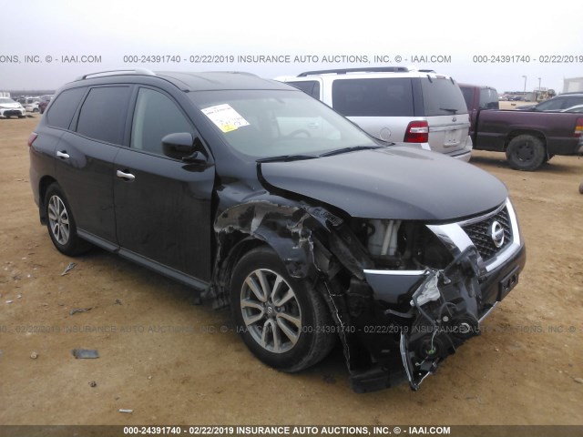 5N1AR2MN3EC696379 - 2014 NISSAN PATHFINDER S/SV/SL/PLATINUM BLACK photo 1