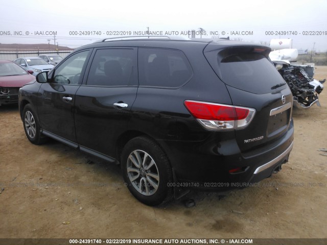 5N1AR2MN3EC696379 - 2014 NISSAN PATHFINDER S/SV/SL/PLATINUM BLACK photo 3