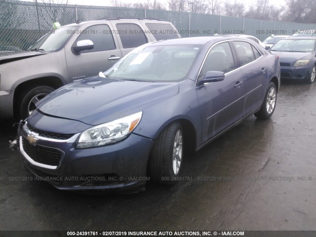1G11C5SLXFF188153 - 2015 CHEVROLET MALIBU 1LT ლურჯი ფოტო 1