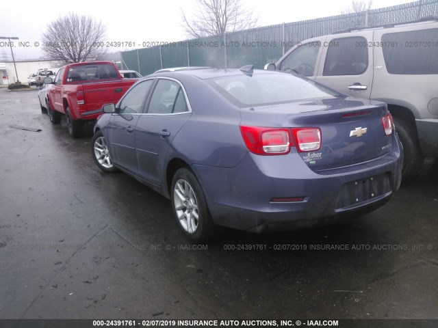 1G11C5SLXFF188153 - 2015 CHEVROLET MALIBU 1LT ლურჯი ფოტო 2