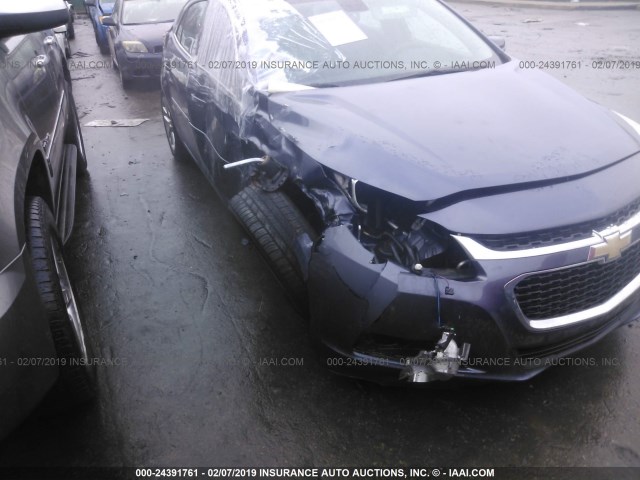 1G11C5SLXFF188153 - 2015 CHEVROLET MALIBU 1LT ლურჯი ფოტო 5
