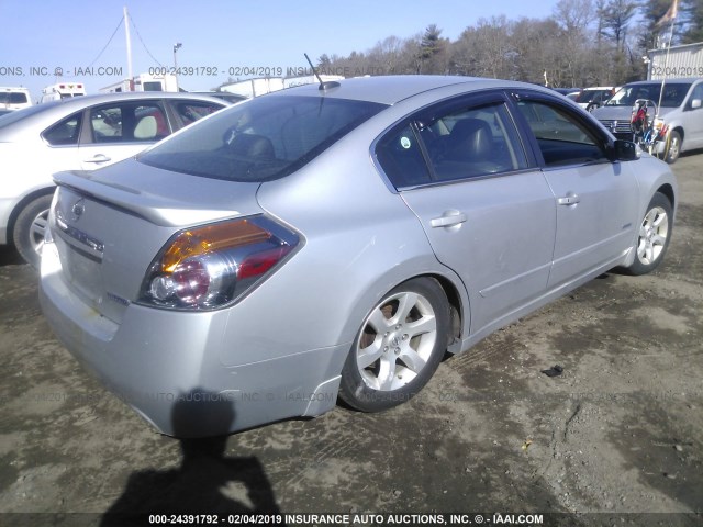 1N4CL21E49C166677 - 2009 NISSAN ALTIMA HYBRID SILVER photo 4