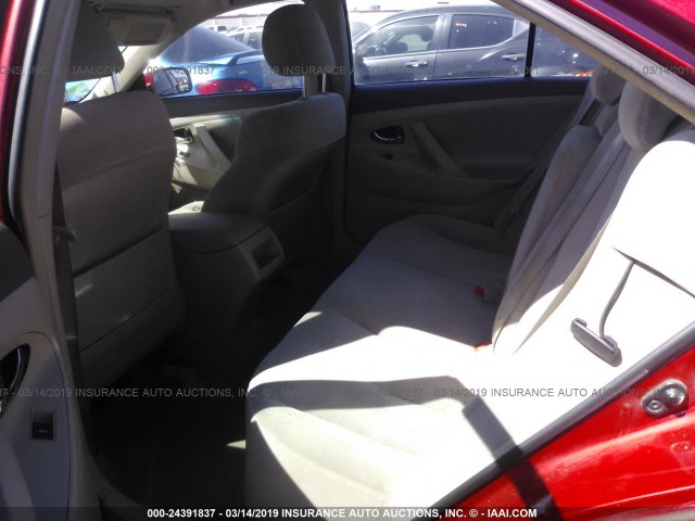 4T4BF3EK3AR050177 - 2010 TOYOTA CAMRY SE/LE/XLE 红色 照片 8