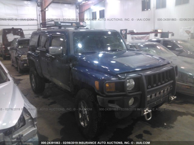 5GTDN136068136124 - 2006 HUMMER H3 BLUE photo 1