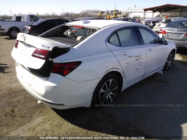 19UUB2F39HA001213 - 2017 ACURA TLX WHITE photo 4