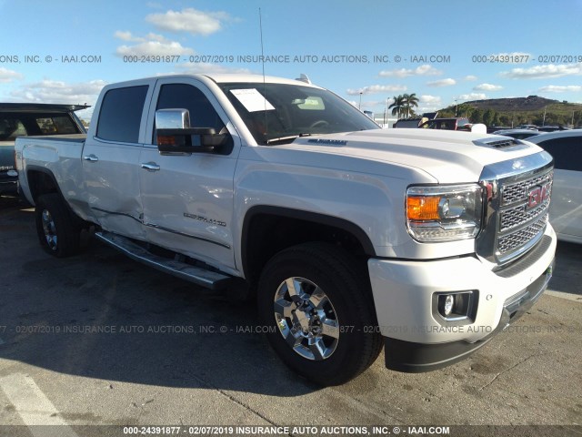 1GT42YEYXJF268853 - 2018 GMC SIERRA K3500 DENALI WHITE photo 1