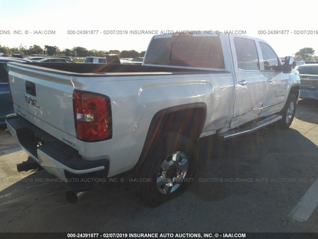 1GT42YEYXJF268853 - 2018 GMC SIERRA K3500 DENALI WHITE photo 4