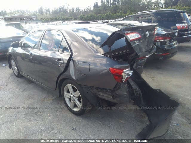 4T1BF1FK5EU466380 - 2014 TOYOTA CAMRY L/SE/LE/XLE 灰色 照片 3