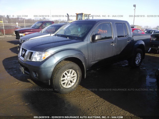 1N6AD0EV0GN713164 - 2016 NISSAN FRONTIER S/SV/SL/PRO-4X Dark Blue photo 2