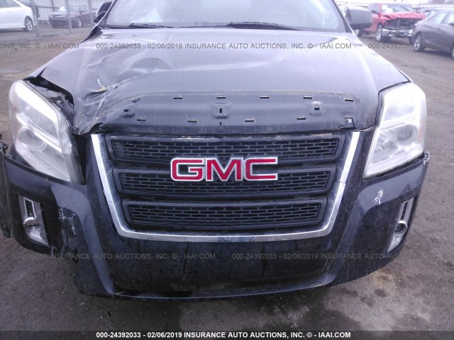 2GKALMEK5C6352102 - 2012 GMC TERRAIN SLE BLACK photo 6