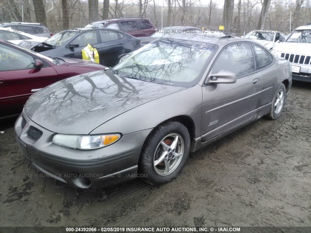 1G2WR1219YF142503 - 2000 PONTIAC GRAND PRIX GTP BROWN photo 2