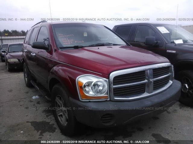 1D4HB38NX6F125112 - 2006 DODGE DURANGO SXT RED photo 1