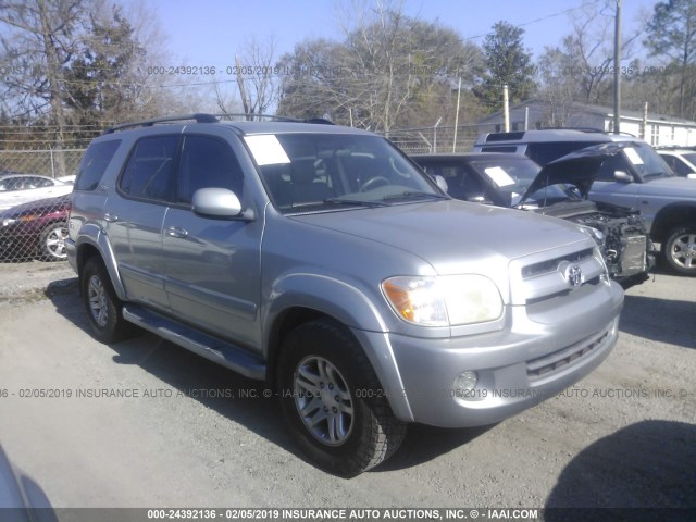 5TDZT34AX7S290208 - 2007 TOYOTA SEQUOIA SR5 SILVER photo 1