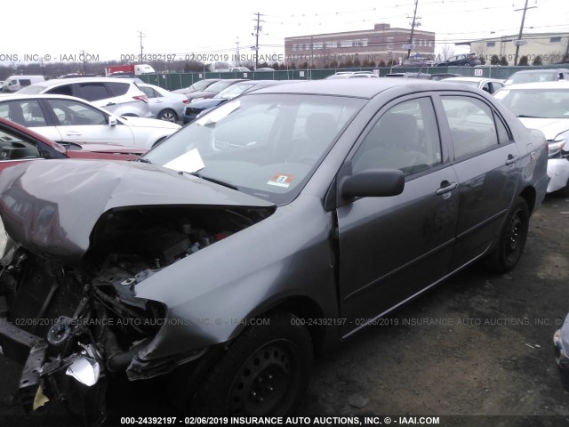 2T1BR32E27C762481 - 2007 TOYOTA COROLLA CE/LE/S GRAY photo 2