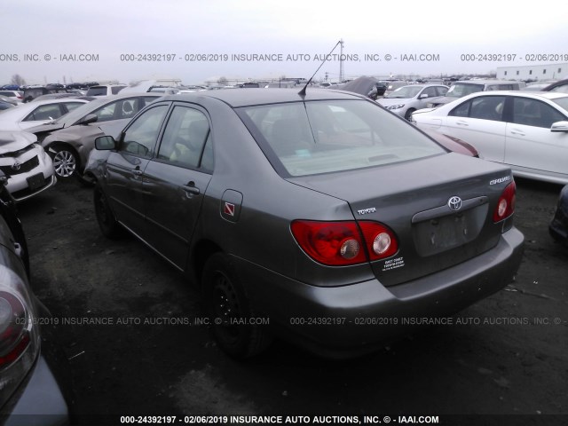 2T1BR32E27C762481 - 2007 TOYOTA COROLLA CE/LE/S GRAY photo 3