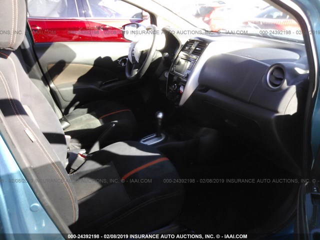 3N1CE2CP2FL376118 - 2015 NISSAN VERSA NOTE S/S PLUS/SV/SL/SR TEAL photo 5