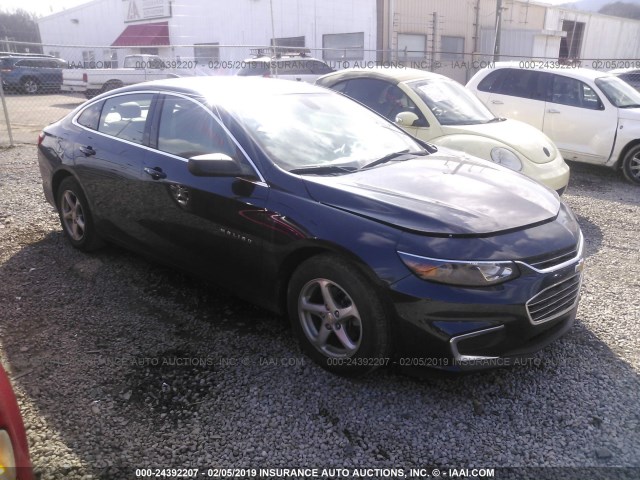 1G1ZB5ST3HF220515 - 2017 CHEVROLET MALIBU LS BLUE photo 1