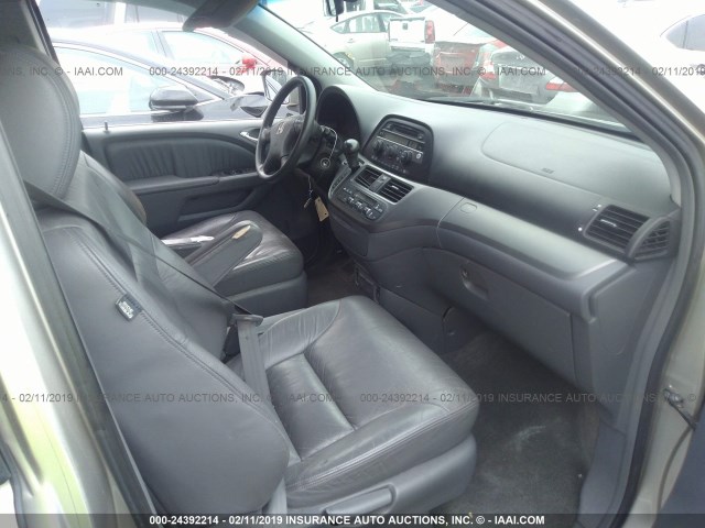 5FNRL38655B005468 - 2005 HONDA ODYSSEY EXL GRAY photo 5