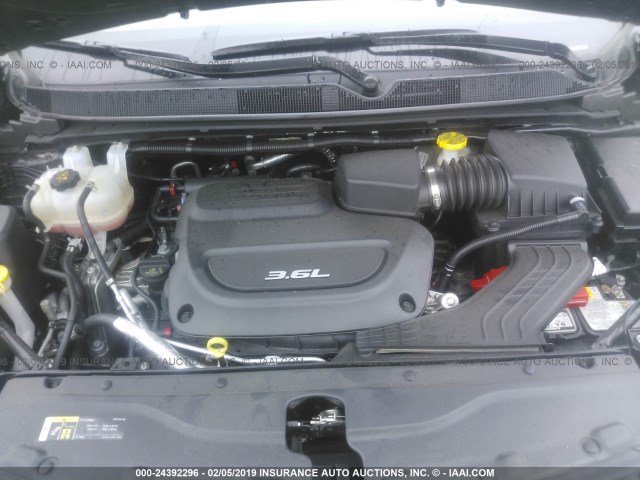 2C4RC1FG7JR132012 - 2018 CHRYSLER PACIFICA TOURING PLUS GRAY photo 10