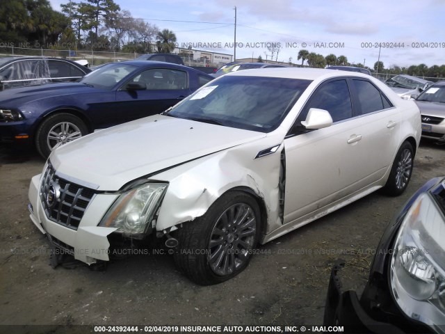 1G6DK5E37C0130764 - 2012 CADILLAC CTS PERFORMANCE COLLECTION WHITE photo 2