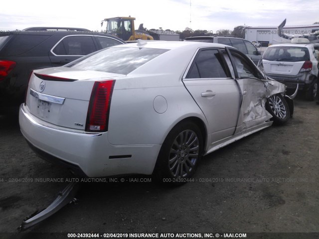 1G6DK5E37C0130764 - 2012 CADILLAC CTS PERFORMANCE COLLECTION WHITE photo 4