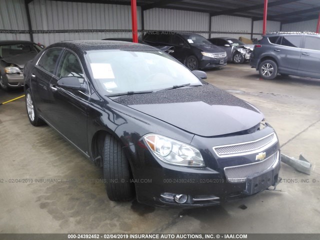 1G1ZK57749F119187 - 2009 CHEVROLET MALIBU LTZ BLACK photo 1