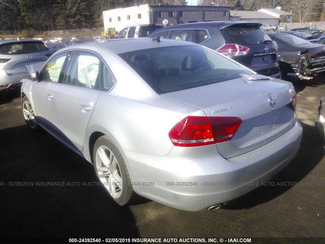 1VWBP7A32EC013034 - 2014 VOLKSWAGEN PASSAT SE SILVER photo 3