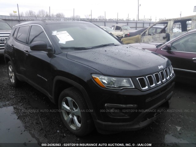 3C4NJDBB5HT692506 - 2017 JEEP COMPASS LATITUDE BLACK photo 1