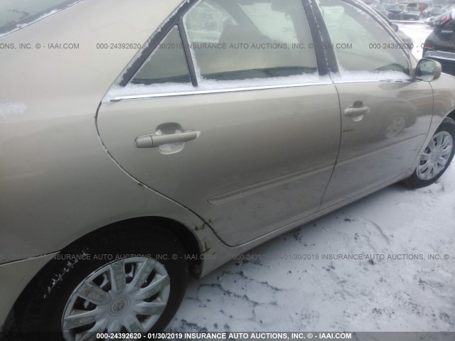 4T1BE32K85U508318 - 2005 TOYOTA CAMRY LE/XLE/SE BEIGE photo 6