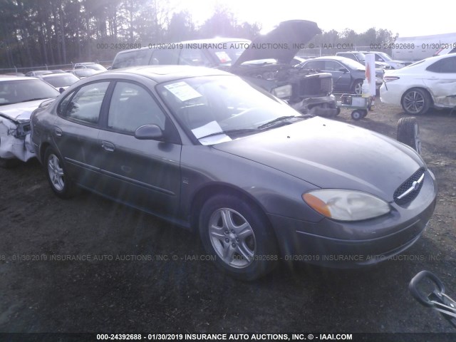 1FAHP56S62A108145 - 2002 FORD TAURUS SEL GRAY photo 1