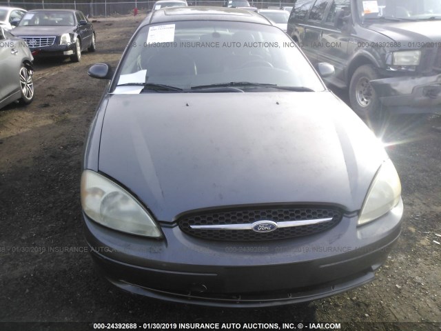 1FAHP56S62A108145 - 2002 FORD TAURUS SEL GRAY photo 6