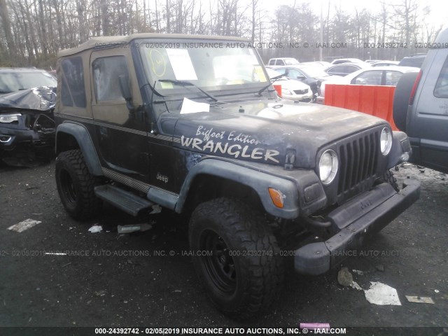 1J4FY29P3VP448658 - 1997 JEEP WRANGLER / TJ SE BLACK photo 1