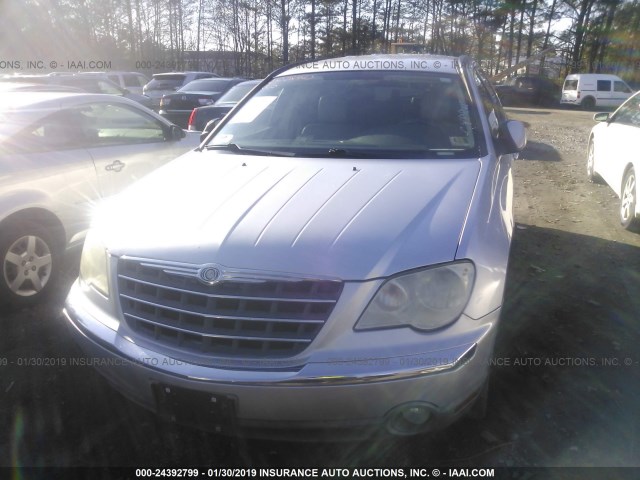 2A8GF68X07R364994 - 2007 CHRYSLER PACIFICA TOURING SILVER photo 2