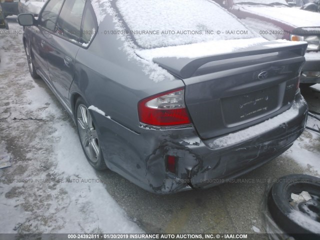 4S3BL856784209137 - 2008 SUBARU LEGACY 3.0R LIMITED GRAY photo 6