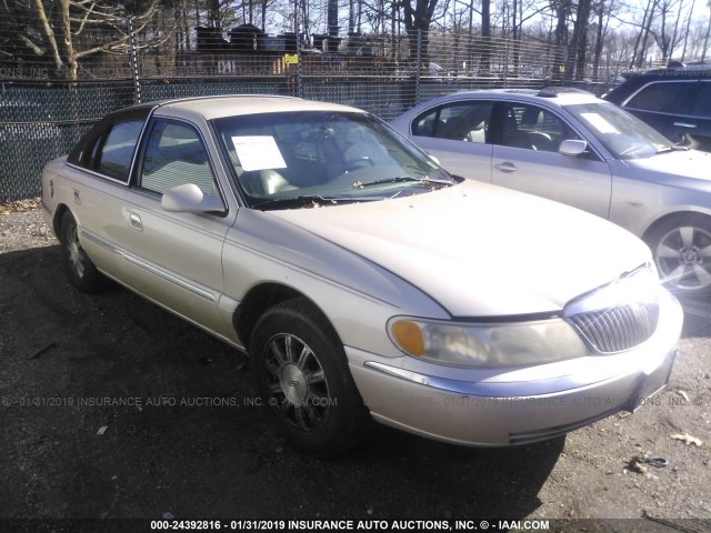 1LNHM97V91Y696014 - 2001 LINCOLN CONTINENTAL  TAN photo 1