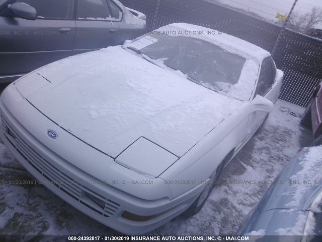 1ZVPT22L5M5142973 - 1991 FORD PROBE GT WHITE photo 2