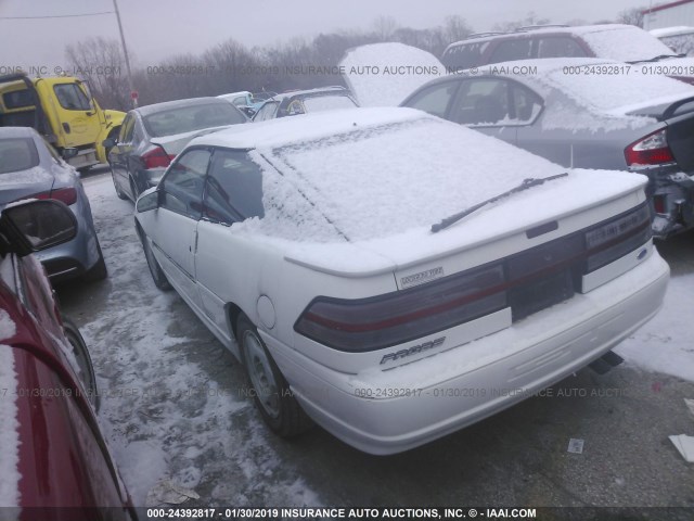 1ZVPT22L5M5142973 - 1991 FORD PROBE GT WHITE photo 3