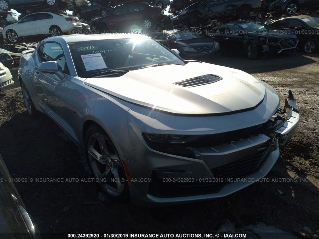 1G1FH1R76K0109227 - 2019 CHEVROLET CAMARO SS SILVER photo 1