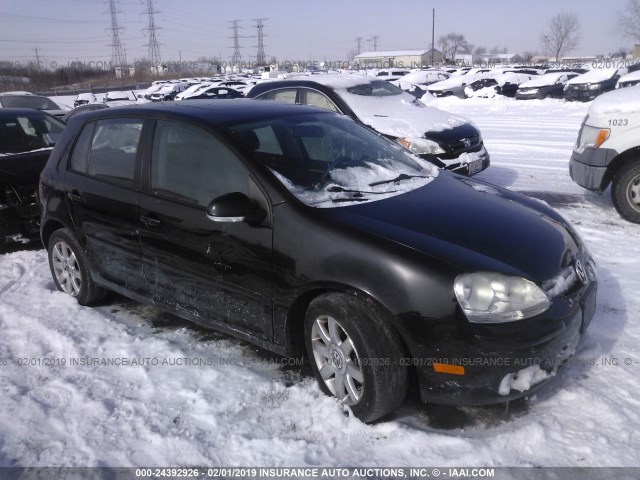 WVWCR71K57W268352 - 2007 VOLKSWAGEN RABBIT BLACK photo 1