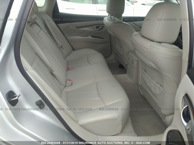 JN1AY1AR0BM570725 - 2011 INFINITI M56 X SILVER photo 8