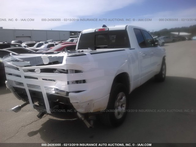 1C6SRFBT0KN668466 - 2019 RAM 1500 BIG HORN/LONE STAR WHITE photo 4