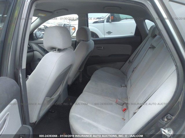 KMHDU46D39U680274 - 2009 HYUNDAI ELANTRA GLS/SE GRAY photo 8