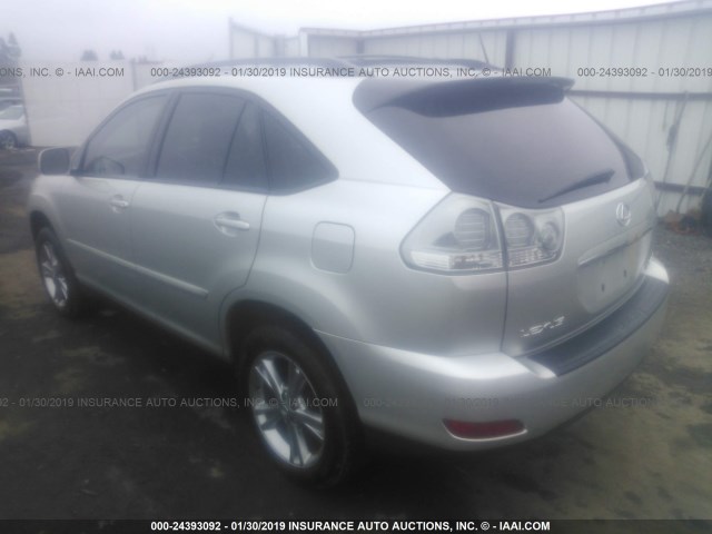 JTJGW31UX60002229 - 2006 LEXUS RX 400 SILVER photo 3