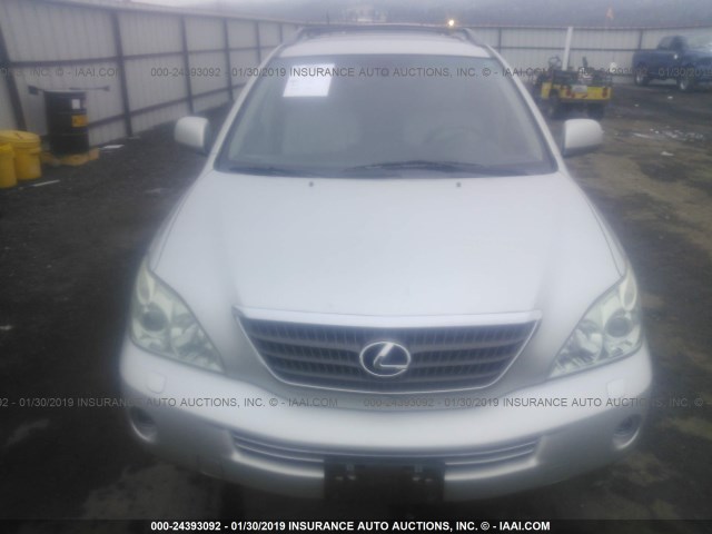 JTJGW31UX60002229 - 2006 LEXUS RX 400 SILVER photo 6