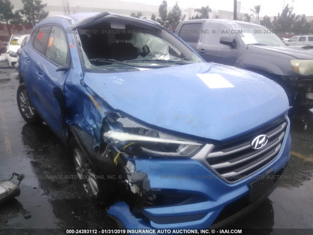 KM8J3CA41JU740032 - 2018 HYUNDAI TUCSON LIMITED/SPORT AND ECO/SE BLUE photo 1